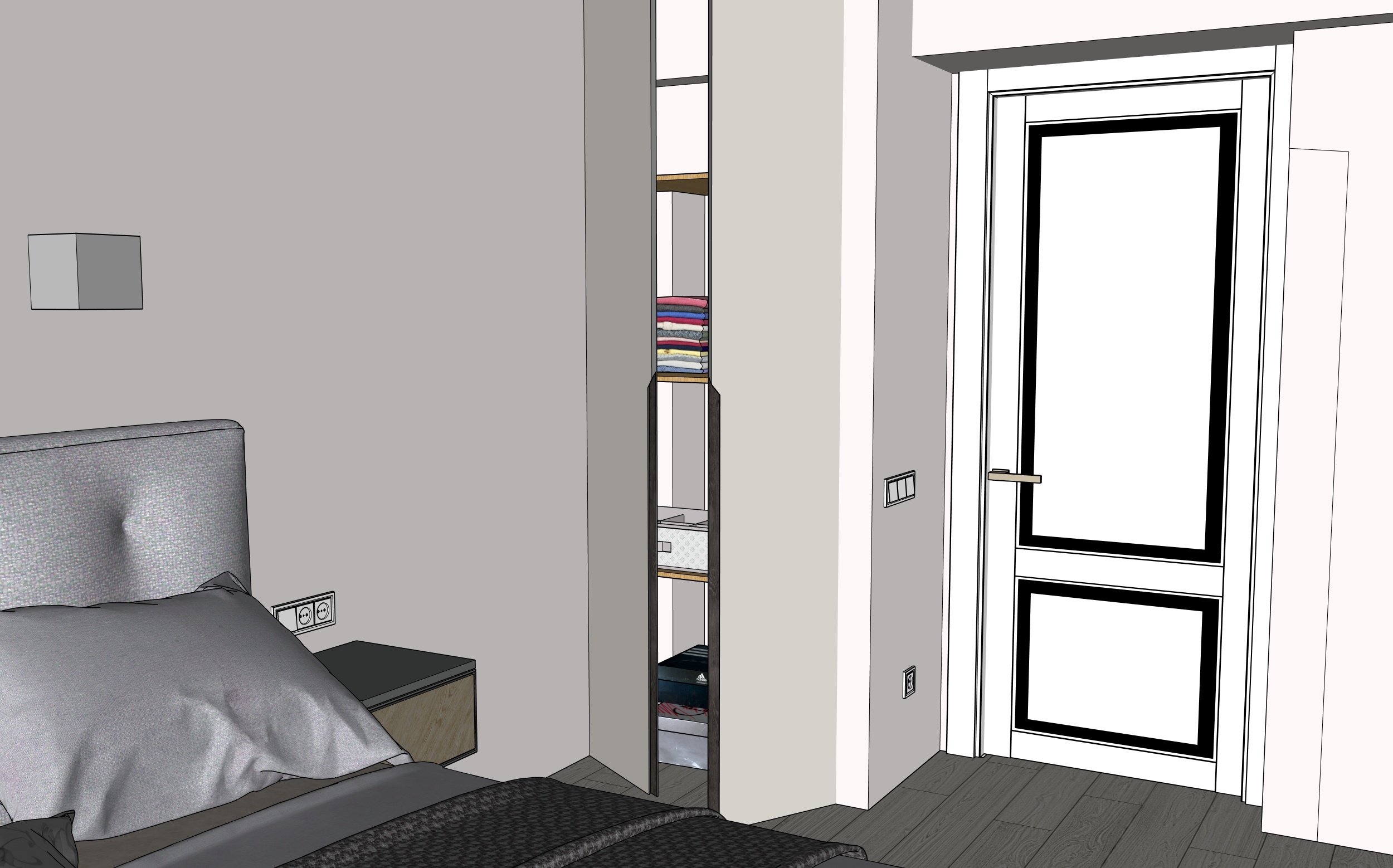 Slaapkamer Long - Detailbeeld