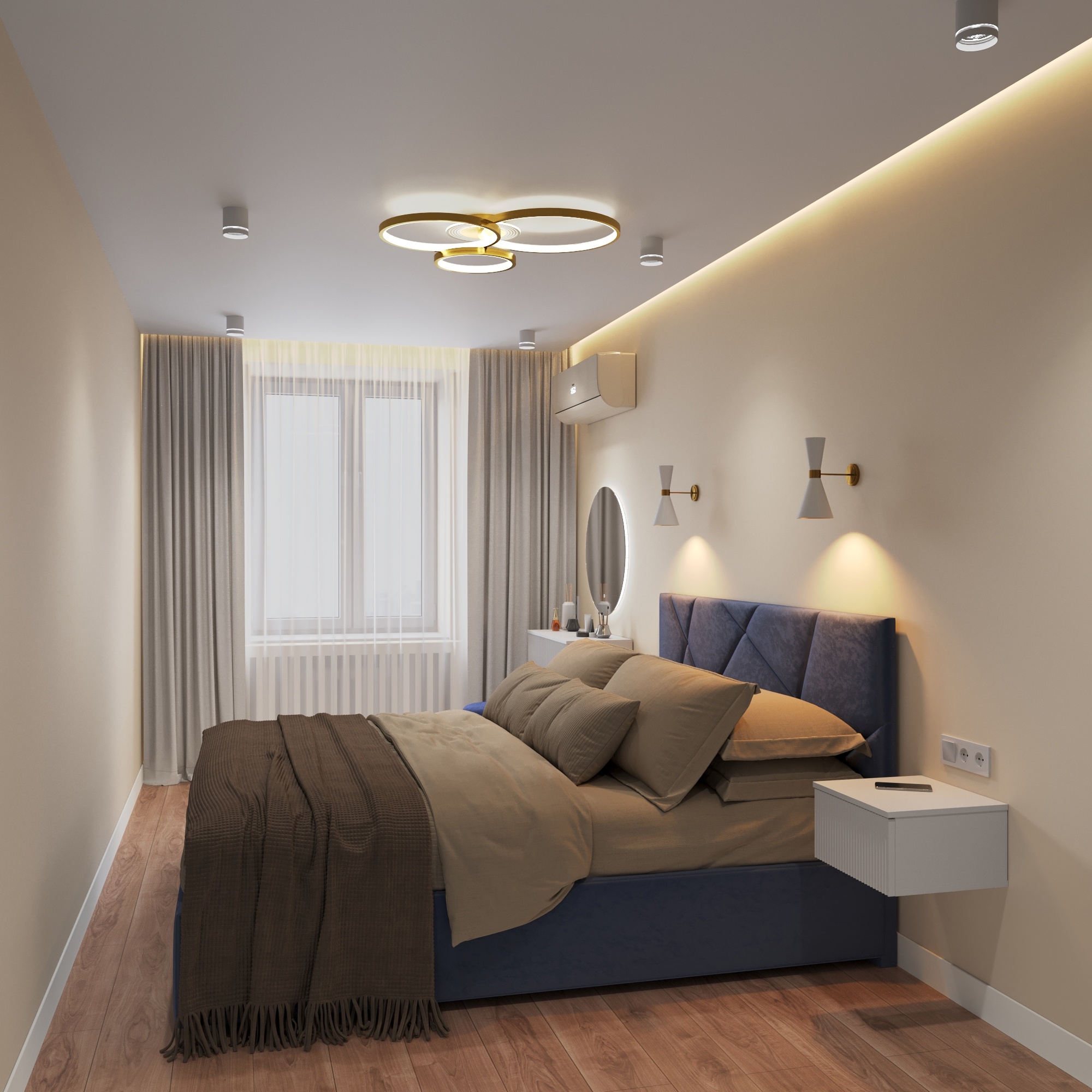 Slaapkamer Long - Raambeeld